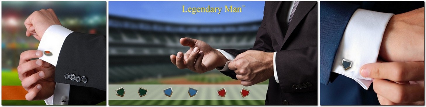 Legendary Jewelry Co stadium seat cufflinks for him